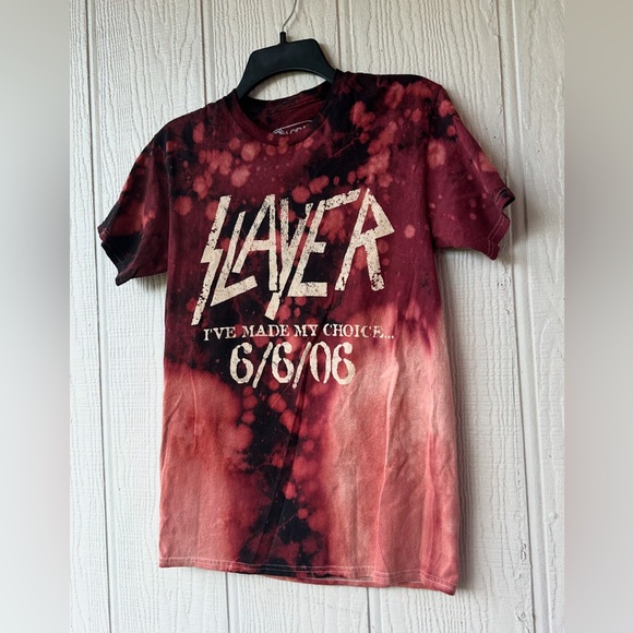 NWOT Slayer Tie Dye Graphic T-Shirt - Picture 7 of 8